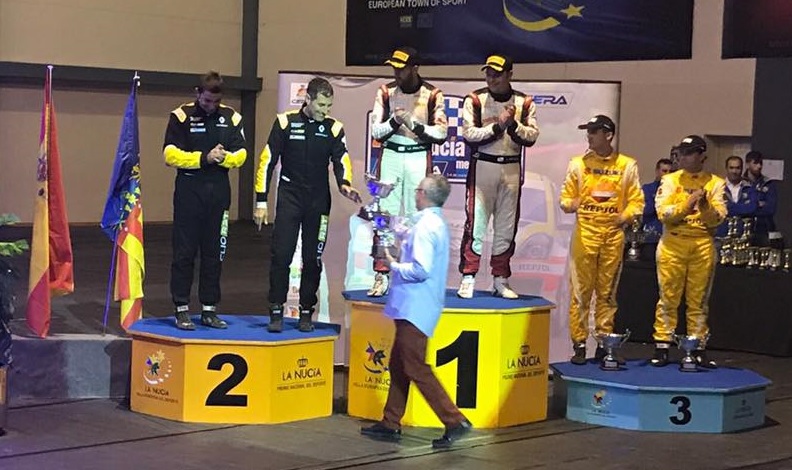 Miguel Fuster, piloto alicantino patrocinado por Grupo BDI, ha logrado un segundo puesto en el Rallye de La Nucía